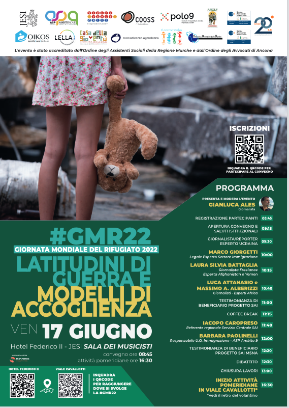 #GMR2022 Latitudini di guerra e modelli di accoglienza.