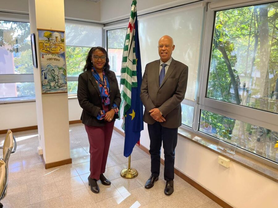 Visita di Sua Eccellenza Ambasciatore della Repubblica di Capo Verde in Italia, Jorge José de Figueiredo Gonçalves, presso la sede nazionale ANOLF.