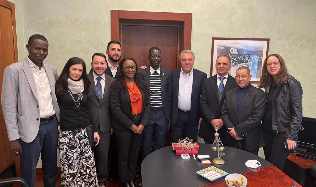 L’incontro dei referenti di ANOLF Cisl Tunisia, Senegal e Marocco con Luigi Sbarra: “Rappresentate la vera avanguardia della solidarietà”