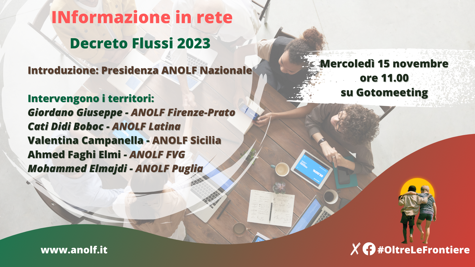 ANOLF, seminario inFormativo Decreto Flussi 2023.